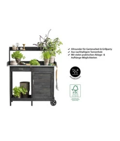 Dehner Pflanztisch Hamilton, Ca. B112/H125/T46 Cm -Markenqualität 4182341 WE IG 001 PflanztischHamilton