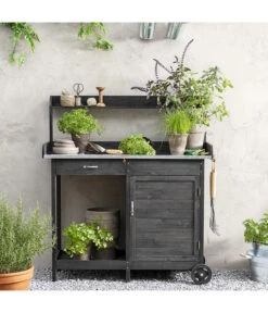 Dehner Pflanztisch Hamilton, Ca. B112/H125/T46 Cm -Markenqualität 4182341 WE MO 001 PflanztischHamilton