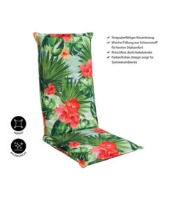 Dehner Hochlehnerpolster Varadero, Ca. B120/H8/T50 Cm -Markenqualität 4182762 WE IG 001 HLPolsterVaradero