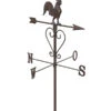Dehner Metall-Wetterhahn, Ca. B48/H200/T48 Cm, Dunkelbraun 1 Dehner Metall-Wetterhahn, Ca. B48/H200/T48 Cm, Dunkelbraun -Markenqualität 4213401 WE FS 001 DehnerDekoWetterhahnDekostabGartenstabGartendeko