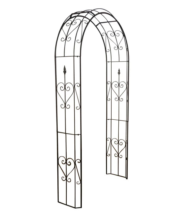 Dehner Metall-Rosenbogen Renata, Ca. B120/H228/T38 Cm