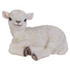 Dehner Polyresin-Lamm Sitzend, Ca. B36,5/H24,5/T27 Cm -Markenqualität 4220414 WE FS 001 DehnerPolyresin LammsitzendGartendekoGartenfigur