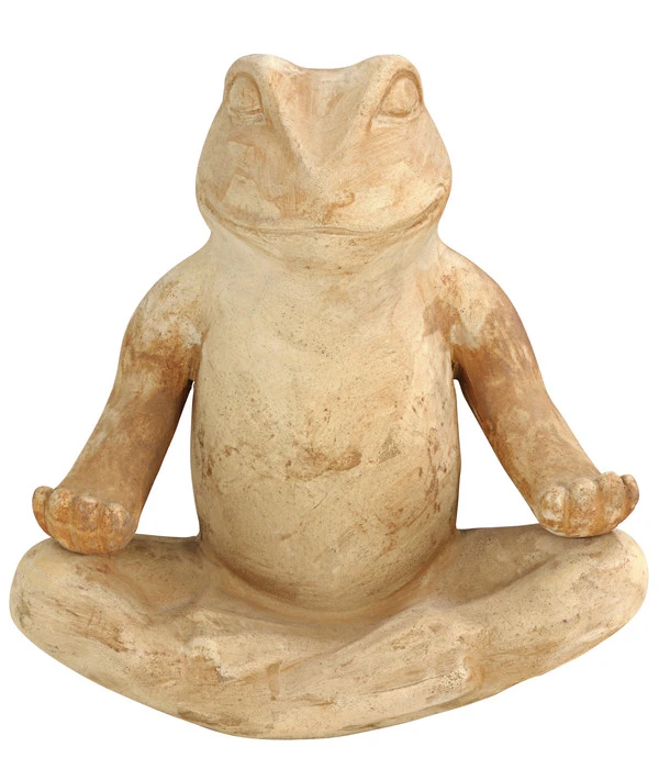 Dehner Terrakotta-Frosch Zen, Ca. B36/H37/T18 Cm 3 Dehner Terrakotta-Frosch Zen, Ca. B36/H37/T18 Cm