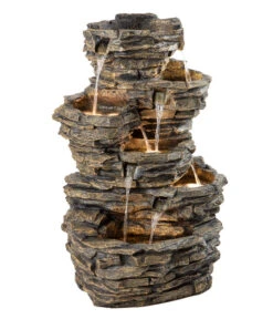 Dehner Polyresin-Gartenbrunnen Largo, Ca. B60,8/H98/T50 Cm -Markenqualität 4277729 WE FS 003 DehnerPolyresinGartenbrunnenLargo