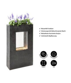 Dehner Polyresin-Gartenbrunnen Grua, Ca. H93 Cm -Markenqualität 4278800 WE IG 001 DehnerPolyresinGartenbrunnenGrua