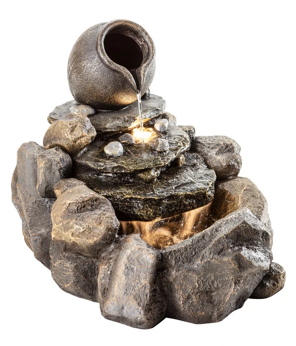 Dehner Polyresin-Gartenbrunnen Florero, Ca. H54,4 Cm 4 Dehner Polyresin-Gartenbrunnen Florero, Ca. H54,4 Cm – Bild 2