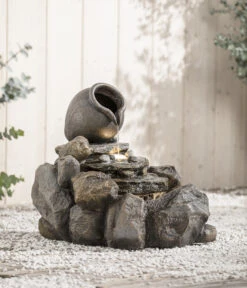 Dehner Polyresin-Gartenbrunnen Florero, Ca. H54,4 Cm 12 Dehner Polyresin-Gartenbrunnen Florero, Ca. H54,4 Cm -Markenqualität 4278917 WE MO 001 DehnerPolyresinGartenbrunnenFloreroNEU