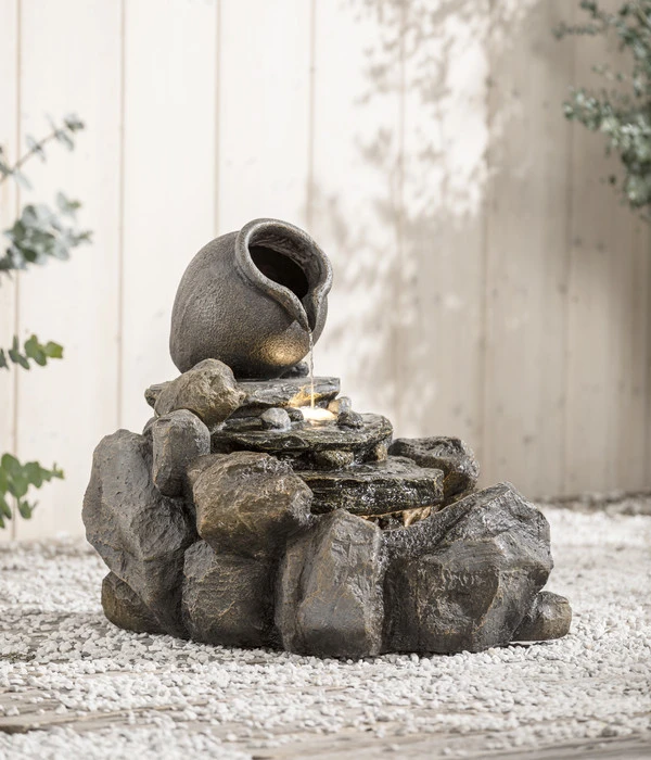 Dehner Polyresin-Gartenbrunnen Florero, Ca. H54,4 Cm 5 Dehner Polyresin-Gartenbrunnen Florero, Ca. H54,4 Cm – Bild 3