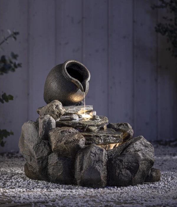 Dehner Polyresin-Gartenbrunnen Florero, Ca. H54,4 Cm 6 Dehner Polyresin-Gartenbrunnen Florero, Ca. H54,4 Cm – Bild 4