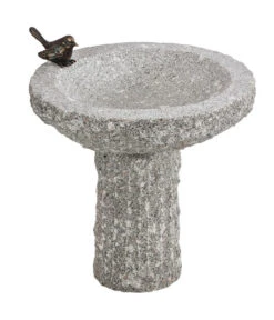 Dehner Granit-Vogeltränke, Ca. Ø35/H40 Cm