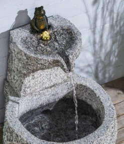 Dehner Granit-Gartenbrunnen Froschkönig, Ca. Ø50/H55 Cm -Markenqualität 4315628 WE DE 006 DehnerGranitGartenbrunnenFroschkoenig