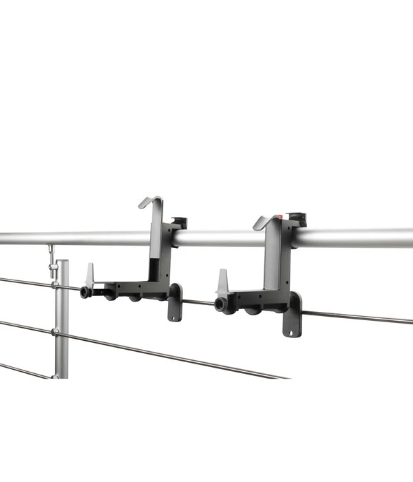 Dehner Kunststoff-Blumenkastenhalter, Anthrazit 3 Dehner Kunststoff-Blumenkastenhalter, Anthrazit