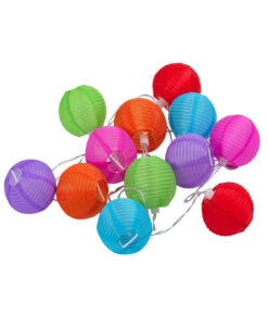 Dehner Solar-Lichterkette Lampion, Ca. L240 Cm