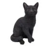 Dehner Polyresin-Katze, Ca. B25/H30,5/T17 Cm -Markenqualität 4416525 WE FS 001 PolyresinKatzeSchwarz