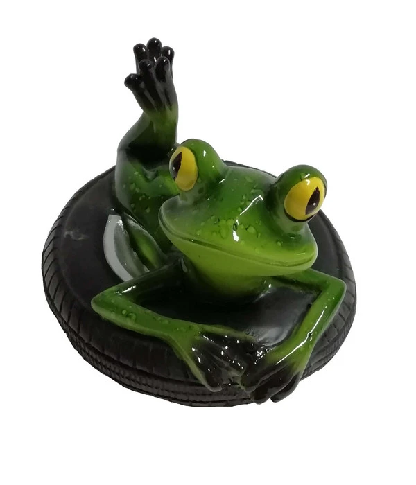 Dehner Kunststoff-Schwimmfigur Frosch Auf Reifen, Ca. H9,2 Cm 3 Dehner Kunststoff-Schwimmfigur Frosch Auf Reifen, Ca. H9,2 Cm