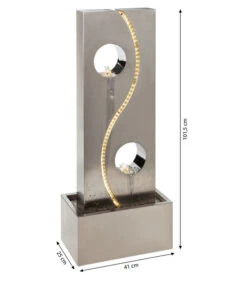 Dehner Edelstahl-Gartenbrunnen Shanghai, Ca. B41/H101,5/T25 Cm 10 Dehner Edelstahl-Gartenbrunnen Shanghai, Ca. B41/H101,5/T25 Cm -Markenqualität 4445524 WE BG 001 DehnerEdelstahlGartenbrunnenShanghaiNeu