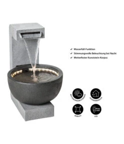 Dehner Polyresin-Gartenbrunnen Madeira, Ca. H65 Cm -Markenqualität 4447454 WE IG 001 DehnerPolyresinGartenbrunnenMadeiraNEU