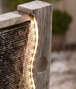 Dehner Polyresin-Gartenbrunnen Eclipse, Ca. H100 Cm -Markenqualität 4447504 WE DE 011 DehnerPolyresinGartenbrunnenEclipse