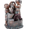 Dehner Polyresin-Gartenbrunnen Lea Und Leon, Ca. B45/H68,5/T35 Cm