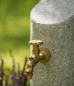 Dehner Granit-Wasserzapfsäule, Ca. Ø18/H100 Cm -Markenqualität 4450565 WE DE 006 DehnerGranitWasserzapfsaeule
