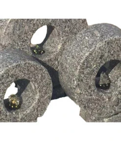 Dehner Granit-Gartenbrunnen Wheel, Ca. B50/H38/T25 Cm -Markenqualität 4450573 WE DE 002 DehnerGranitGartenBrunnenWheelDeko