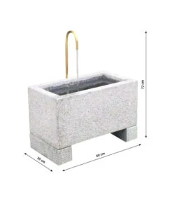 Dehner Granit-Gartenbrunnen Salzburg, Ca. B60/H72/T35 Cm -Markenqualität 4451571 WE DE 001 DehnerGranitGartenBrunnenSalzburg