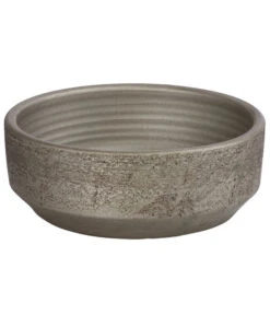 Dehner Keramik-Schale Kane, Rund, Braun, Ca. Ø24/H9 Cm