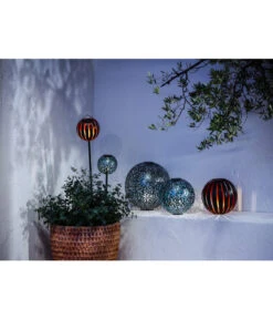 Dehner Solar-Kugelleuchte Nairobi, Ca. Ø35/H35 Cm -Markenqualität 4497632 WE MO 002 SolarkugelNairobi