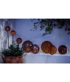 Dehner Solar-Kugelleuchte Nairobi, Ca. Ø35/H35 Cm -Markenqualität 4497632 WE MO 003 SolarkugelNairobi