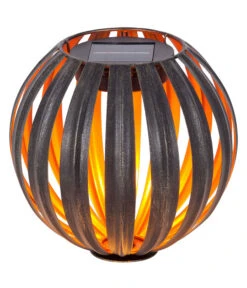 Dehner Solarstab-Kugelleuchte Nairobi, Ca. Ø18/H124 Cm -Markenqualität 4497756 WE FS 003 DehnerSolarstabKugelleuchteNairobiSolar