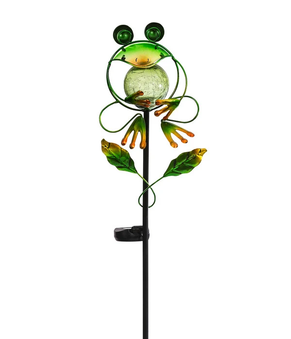 Dehner Solarstab Frosch Lemmy, Ca. B19/H13/T8 Cm 3 Dehner Solarstab Frosch Lemmy, Ca. B19/H13/T8 Cm