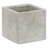 Dehner Leichtbeton-Topf Rock, Quadratisch, Grau -Markenqualität 5157524 5157532 5157540 WE FS 001 LeichtbetonTopfEinzBlumentopfPflanztopf