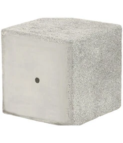 Dehner Leichtbeton-Topf Rock, Quadratisch, Grau -Markenqualität 5157524 5157532 5157540 WE FS 002 LeichtbetonTopfEinzBlumentopfPflanztopf