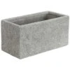 Dehner Leichtbeton-Kasten Rock, Rechteckig, Grau -Markenqualität 5157607 5157615 WE FS 001 DehnerLeichtbetonKastenrockgrauBlumenkasten