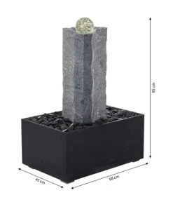 Dehner Granit-Gartenbrunnen Beata, Ca. B68/H85/T45 Cm -Markenqualität 5162235 WE BG 001 GranitBeataBrunnen