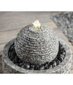 Dehner Granit-Gartenbrunnen Bern, Ca. Ø42/H45 Cm -Markenqualität 5163043 WE MO 001 DehnerGranitGartenbrunnenBern