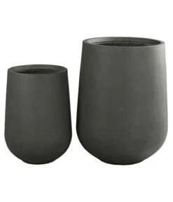 Dehner Fiberglas-Topf Curved, Rund, Grau 16 Dehner Fiberglas-Topf Curved, Rund, Grau -Markenqualität 6625776 6625784 WE DE 004 DehnerFiberglasTopfCurvedrundgrau