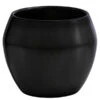 Dehner Keramik-Übertopf Lanzo, Bauchig, Anthrazit, Ca. Ø11 Cm -Markenqualität 6641591 WE FS 001 OrchideentopfLanzoAnthrazit