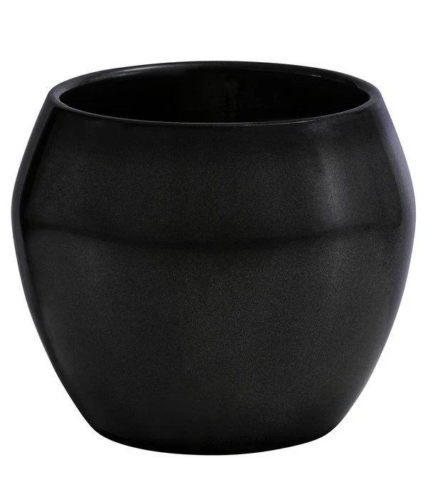 Dehner Keramik-Übertopf Lanzo, Bauchig, Anthrazit, Ca. Ø11 Cm 3 Dehner Keramik-Übertopf Lanzo, Bauchig, Anthrazit, Ca. Ø11 Cm