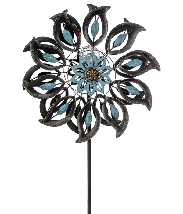 Dehner Solar Windrad Viento, Ca. B51/H176,8/T18,5 Cm 3 Dehner Solar Windrad Viento, Ca. B51/H176,8/T18,5 Cm