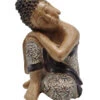 Dehner Polyresin-Buddha Holzoptik, Ca. H29 Cm -Markenqualität 6657522 WE FS 001 PolyresinBuddhaHolz