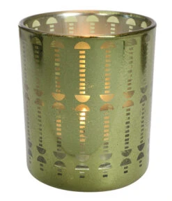 Dehner Tischdeko-Set, Grün/gold, 5-teilig -Markenqualität 6666366 WE DE 002 DehnerTischdekosetgruengold5teilig