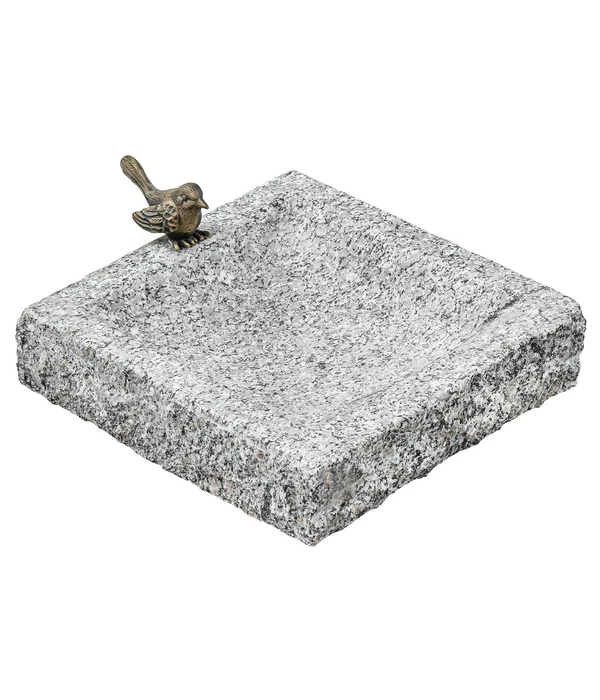Dehner Granit-Vogeltränke, Ca. B30/H7/T30 Cm 3 Dehner Granit-Vogeltränke, Ca. B30/H7/T30 Cm