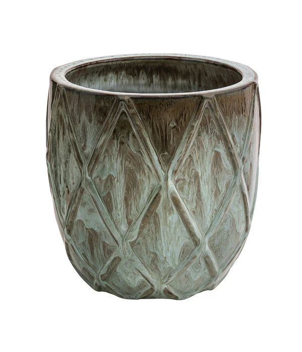 Dehner Keramik-Topf Rombus 3 Dehner Keramik-Topf Rombus