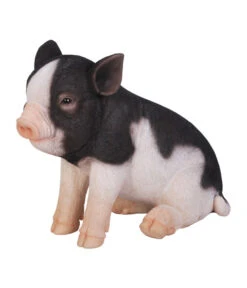 Dehner Polyresin-Angler Sattelschwein