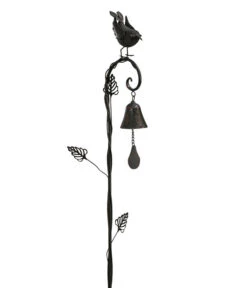 Dehner Metall-Dekostab Vogelglocke, Ca. B14,6/H113/T8,9 Cm