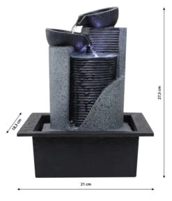 Dehner Polyresin-Zimmerbrunnen Kinay 7 Dehner Polyresin-Zimmerbrunnen Kinay -Markenqualität 6720114 WE DE 001 ZimmerbrunnenKinay