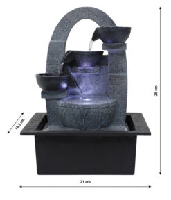 Dehner Polyresin-Zimmerbrunnen Skleda 7 Dehner Polyresin-Zimmerbrunnen Skleda -Markenqualität 6720155 WE DE 001 ZimmerbrunnenSkleda