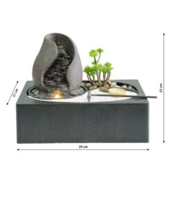 Dehner Polyresin-Zimmerbrunnen Landskap, Ca. H22 Cm -Markenqualität 6720296 WE DE 001 ZimmerbrunnenLandskap