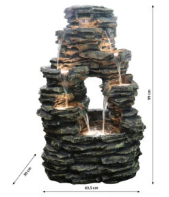 Dehner Polyresin-Gartenbrunnen Salto, Ca. H99 Cm 8 Dehner Polyresin-Gartenbrunnen Salto, Ca. H99 Cm -Markenqualität 6742464 WE DE 001 DehnerPolyresinBrunnenSalto